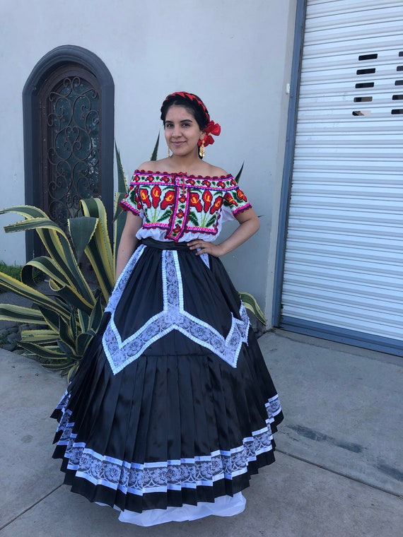 China Mexicana Oaxaca ESTILO NEGRO-mujeres mexicana boho coco - Etsy México China Mexicana Oaxaca ESTILO NEGRO-mujeres mexicana boho coco - Etsy México