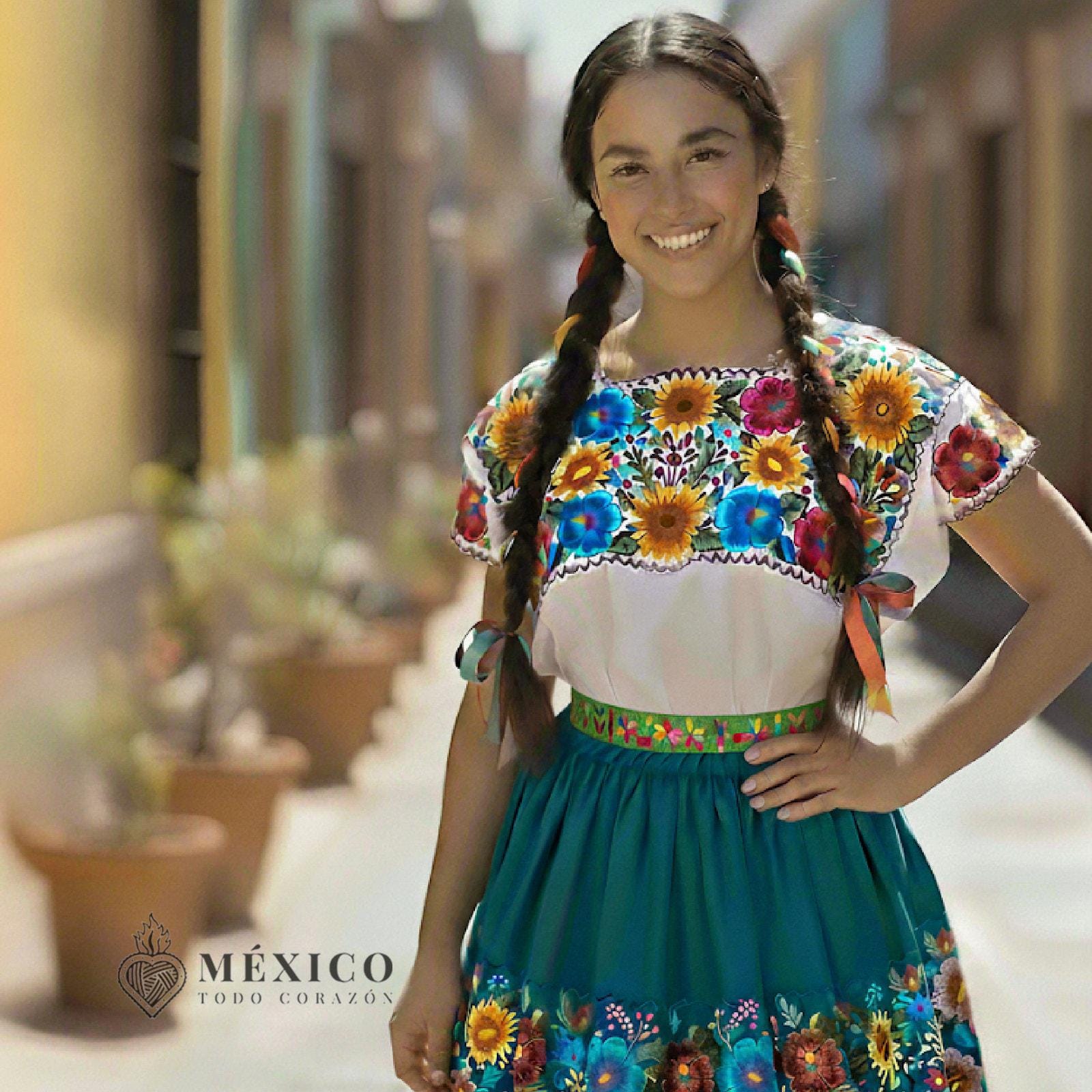 Mexican woman’s belt 5 de Mayo new hand made frida Handmade Women main image 4