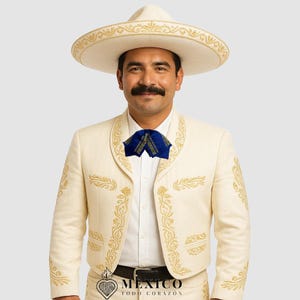 Mexican Charro Mariachi Bow Tie,