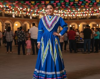 伝統的民族衣装セット メキシコの民族衣装：死者の日、カンバヤスカートセット - Etsy 日本