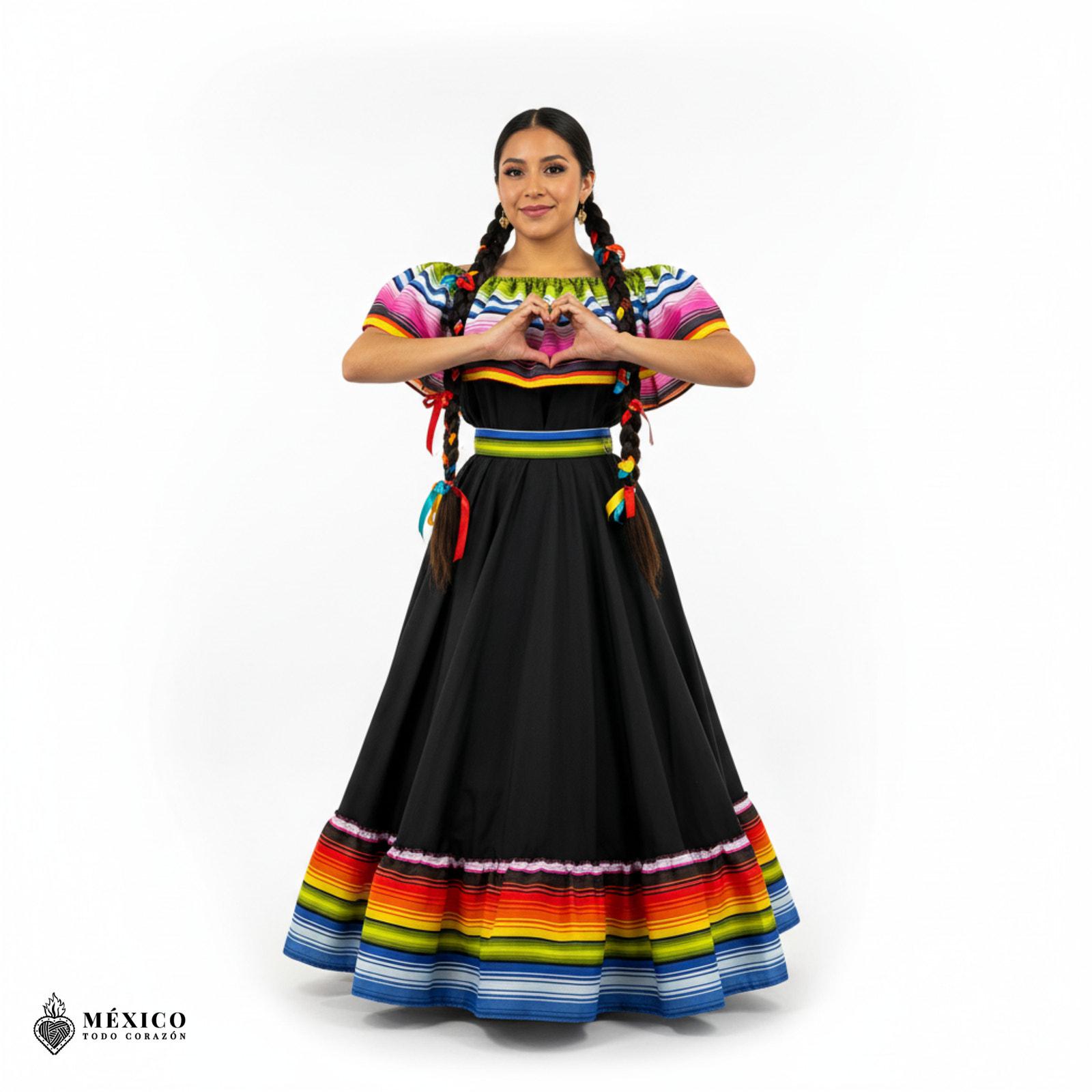 メキシコの伝統衣装 - カラフルなハンドメイドの特別版。 - Etsy 日本