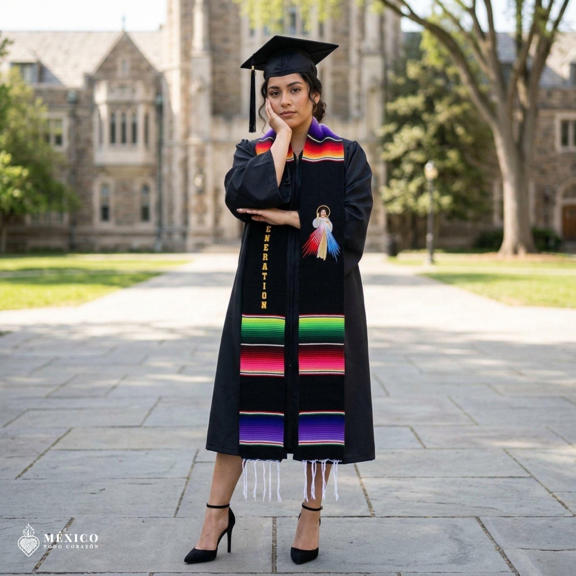 mexican graduation dress Personalized Sarape Stole USAPROMO-SEPT26