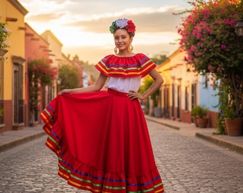 メキシコ サカテカス 女性用ドレス – メキシコの伝統的なドレス