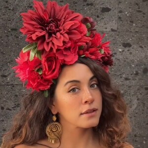 Day of the dead head band Mariposa Monarca catrina  inspired kids 5 de mayo flower crown felt mexican fiesta