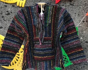 Mexican Jerga for kids size 8 brilliant colors kangaroo hoodie