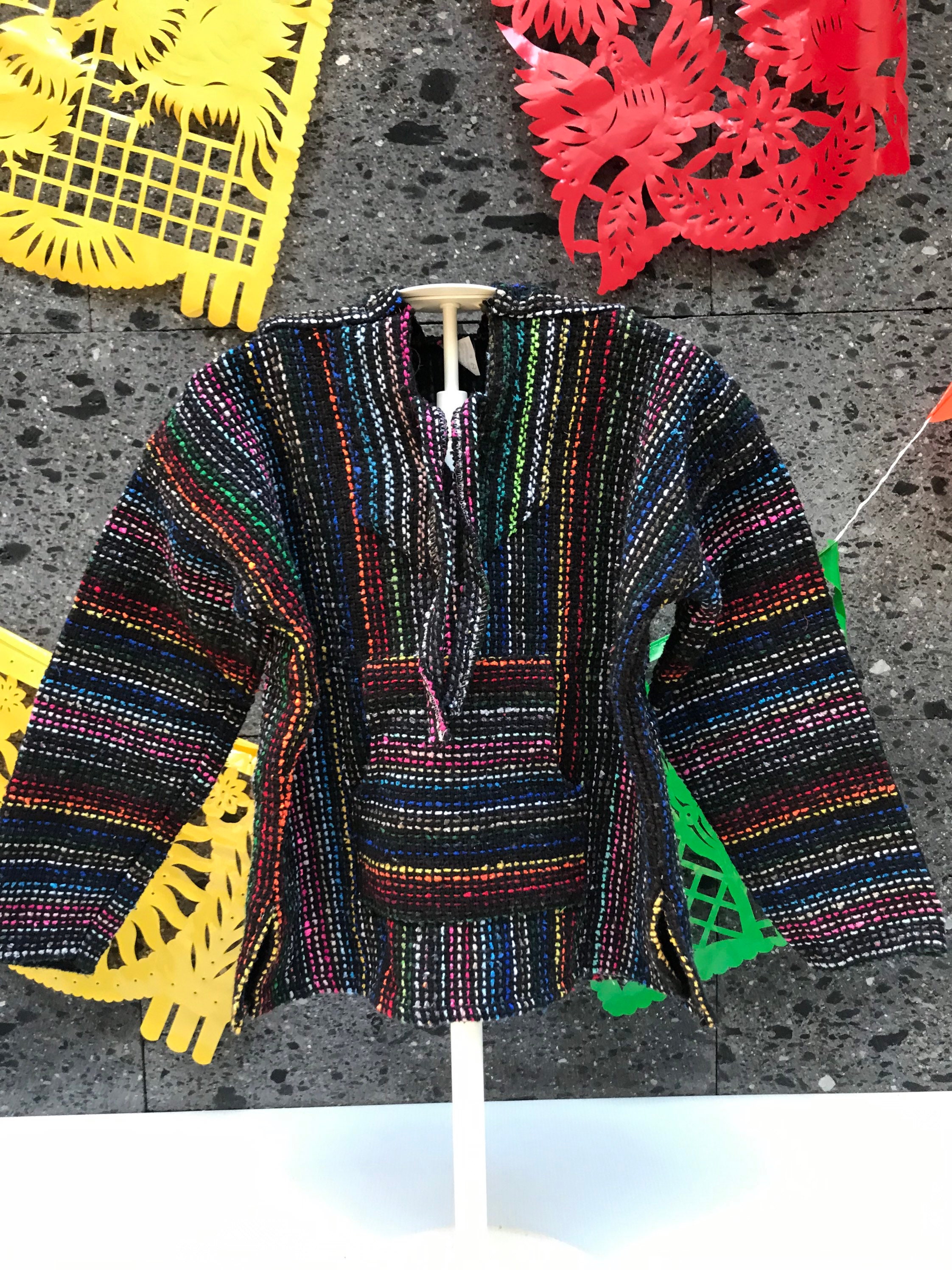 Jerga Mexicana para ninos talla 8 colores brillantes sudadera con capucha canguro Etsy Mexico