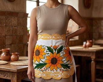 伝統的なメキシコ刺繍エプロン | スタンダードコレクション | ユニーク