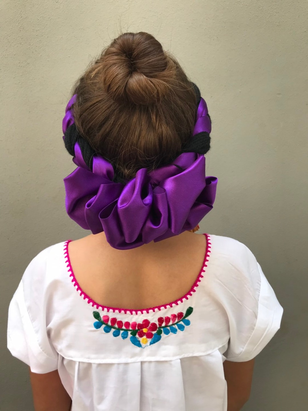 Handmade Mexican Ribbon Headband: Hair Piece - Etsy