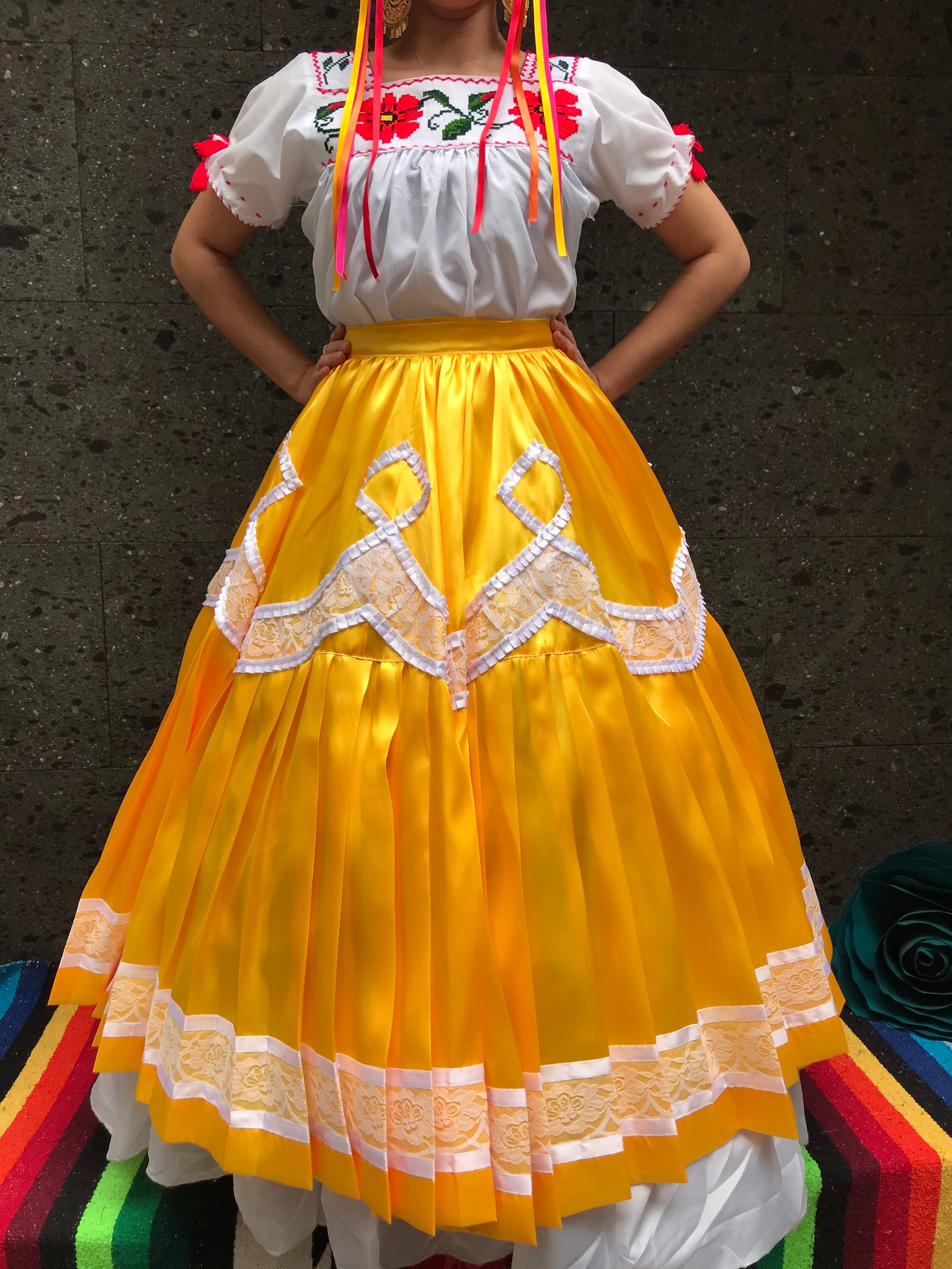China Mexicana Oaxaca Estilo Amarillo-mujeres Mexicana Boho España | China Mexicana Oaxaca Estilo Amarillo-mujeres Mexicana Boho España |