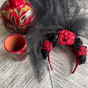 Handmade Catrina Day of the dead headbands Handmade Catrina Day of the dead headbands main image 3