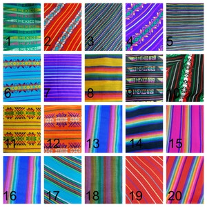 Mexican Fabric 1 Mt Canbaya  fiesta Fabric for decoration table runner napkins coco theme party fabric for cushions tribal 5 de mayo tela