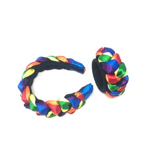 Hair piece ribbon  head piece Handmade - day of the dead  hair piece young adults and adults flower crown 5 de mayo mexica