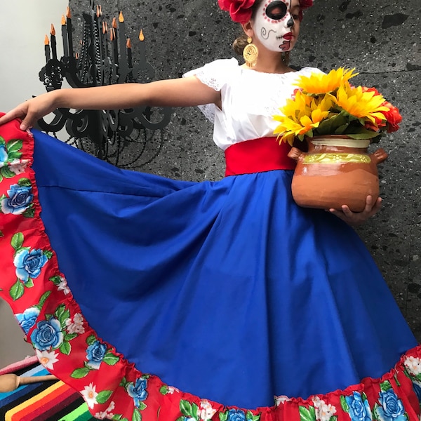 Folklorico Practice Skirt Etsy