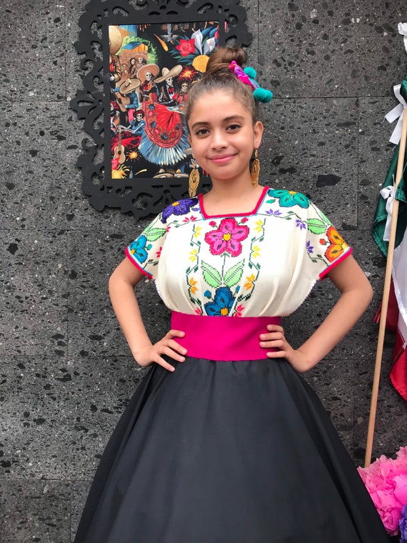 Blusa mexicana de Huapango punto de cruz Patrimonio día 5 da - Etsy México Blusa mexicana de Huapango punto de cruz Patrimonio día 5 da - Etsy México