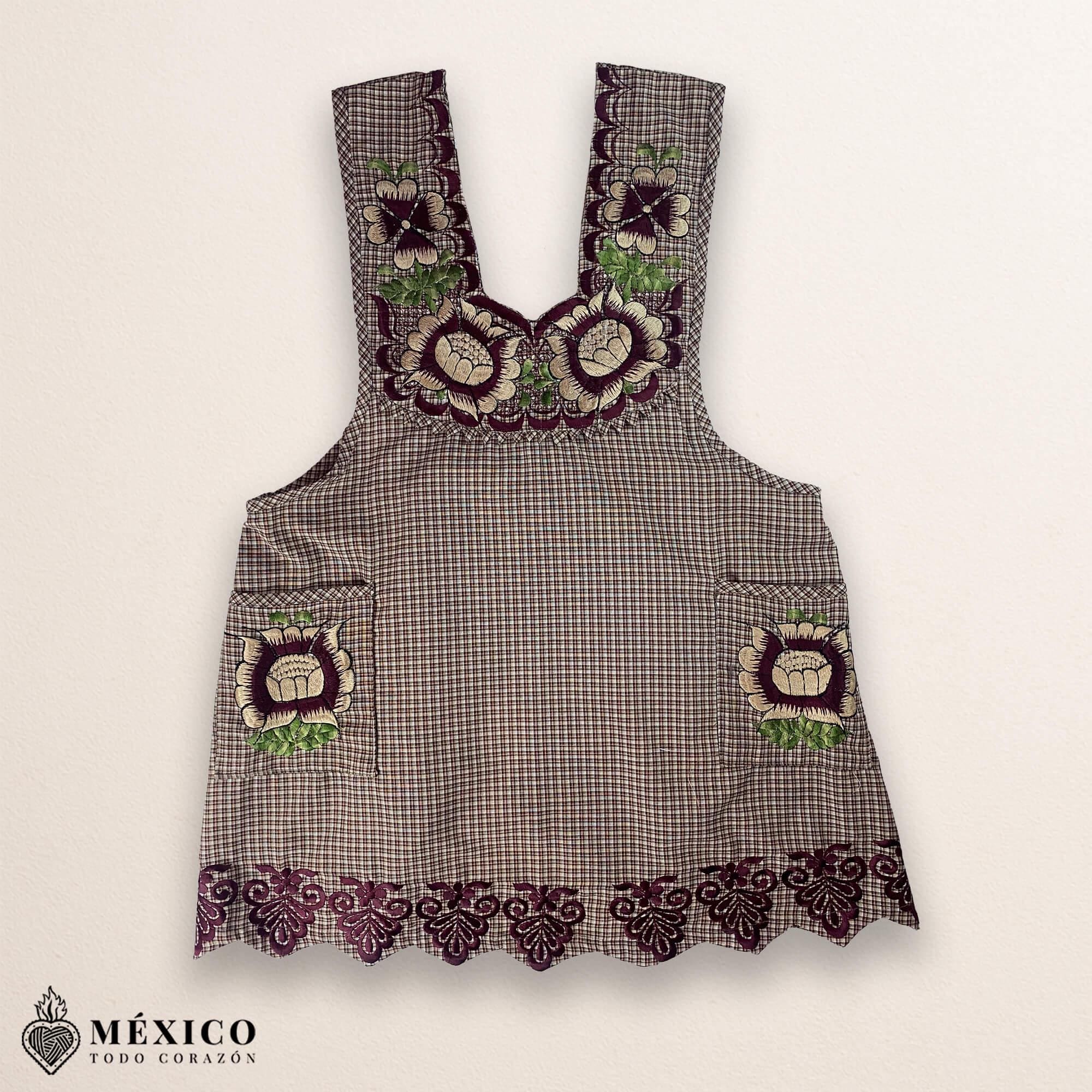 伝統的なメキシコ刺繍エプロン | スタンダードコレクション | ユニーク