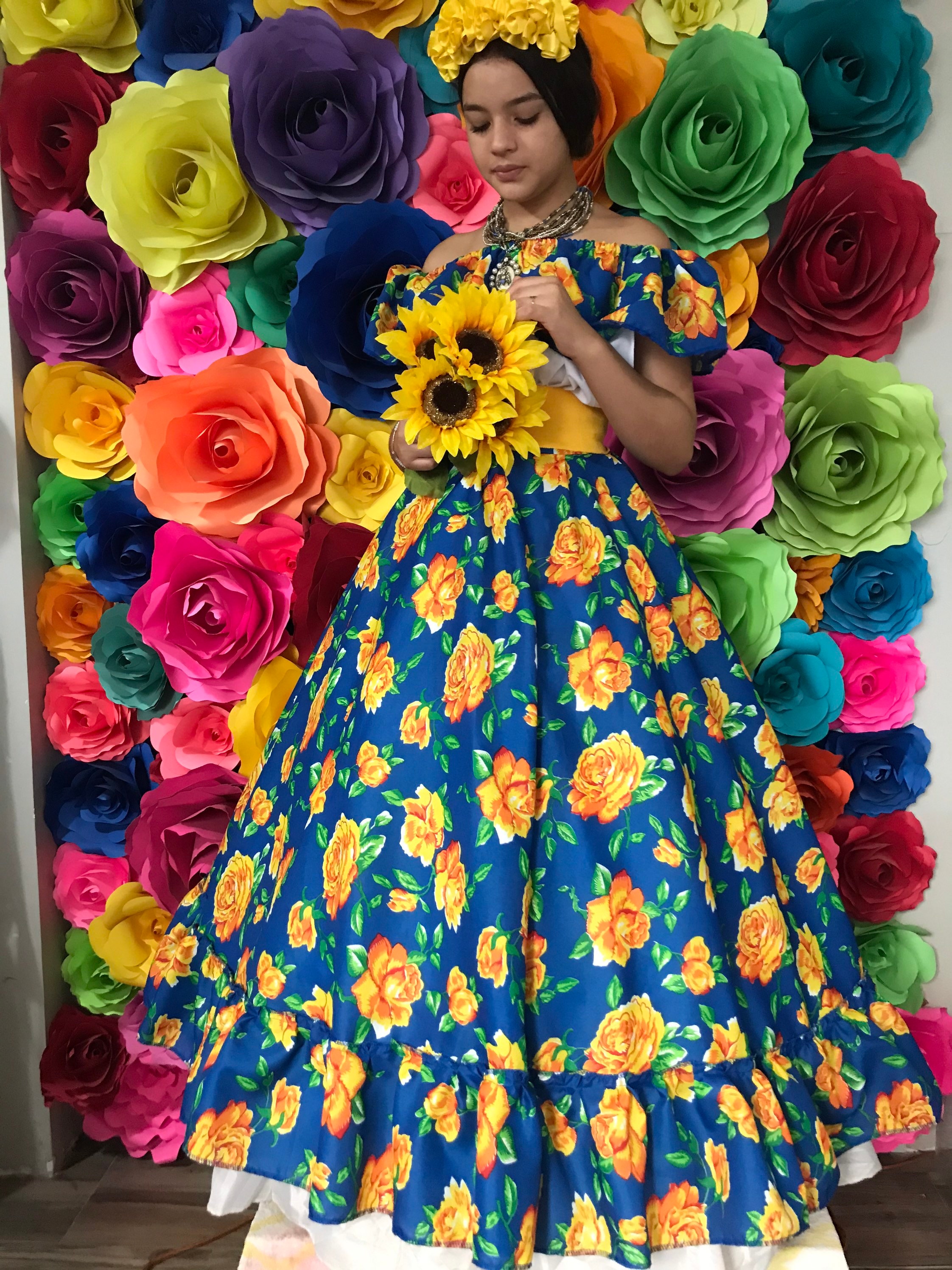 Mexican SKIRT and BLOUSE Handmade long Skirt Boho Coco Theme Etsy