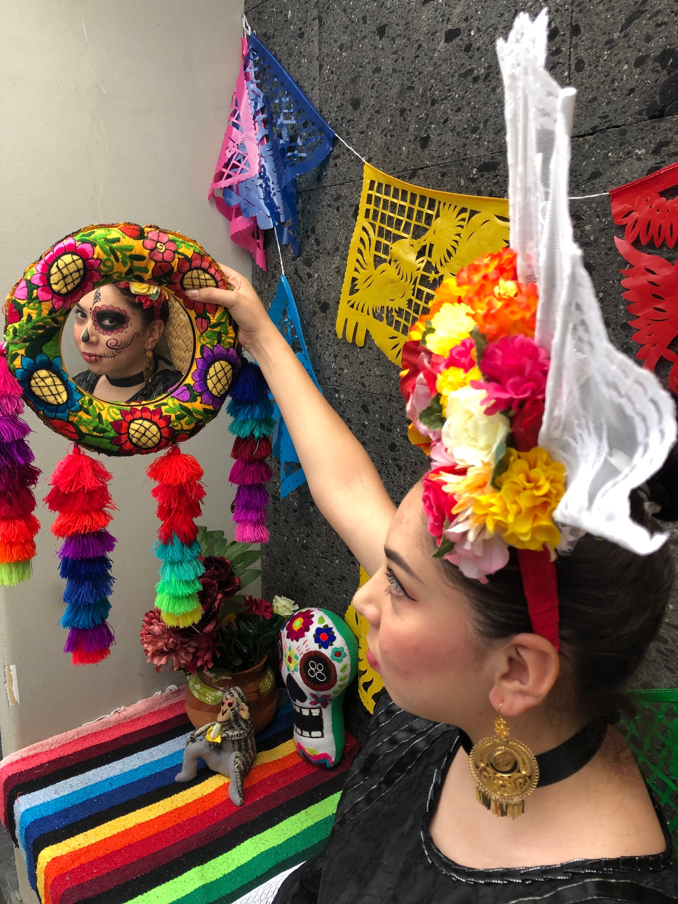 Day of the Dead Head Band Catrina Inspired Kids 5 De Mayo  display picture 1
