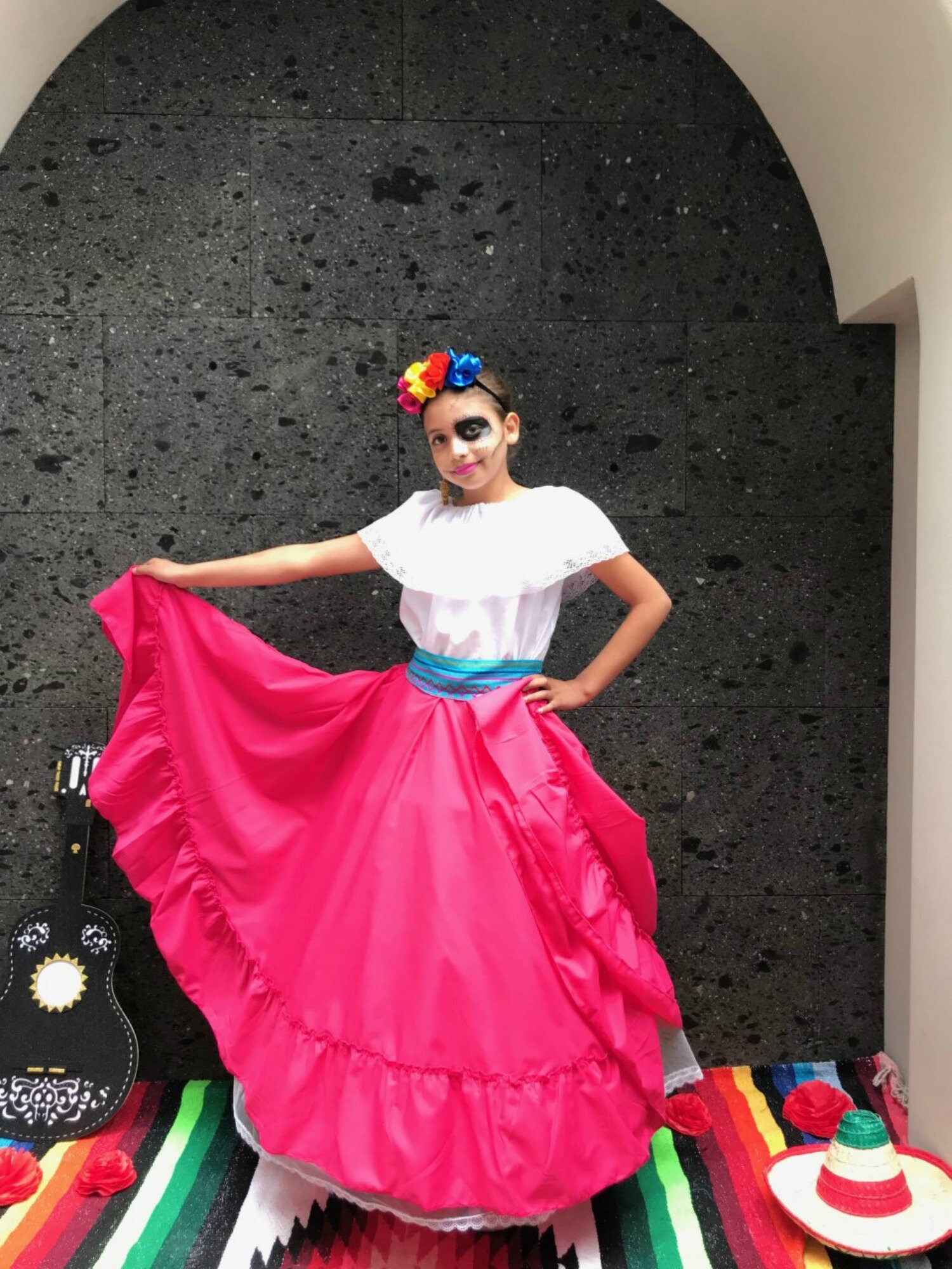 メキシカンスカート Fiusha ハンドメイド - 美しいスタイル - メキシコ