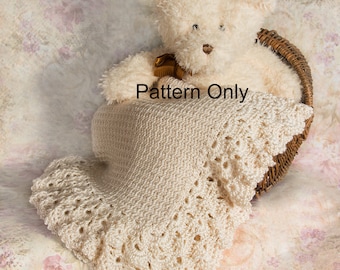 Crochet baby blanket pattern, Crochet pattern,