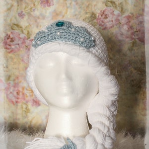 Snow Queen costume hat for Halloween