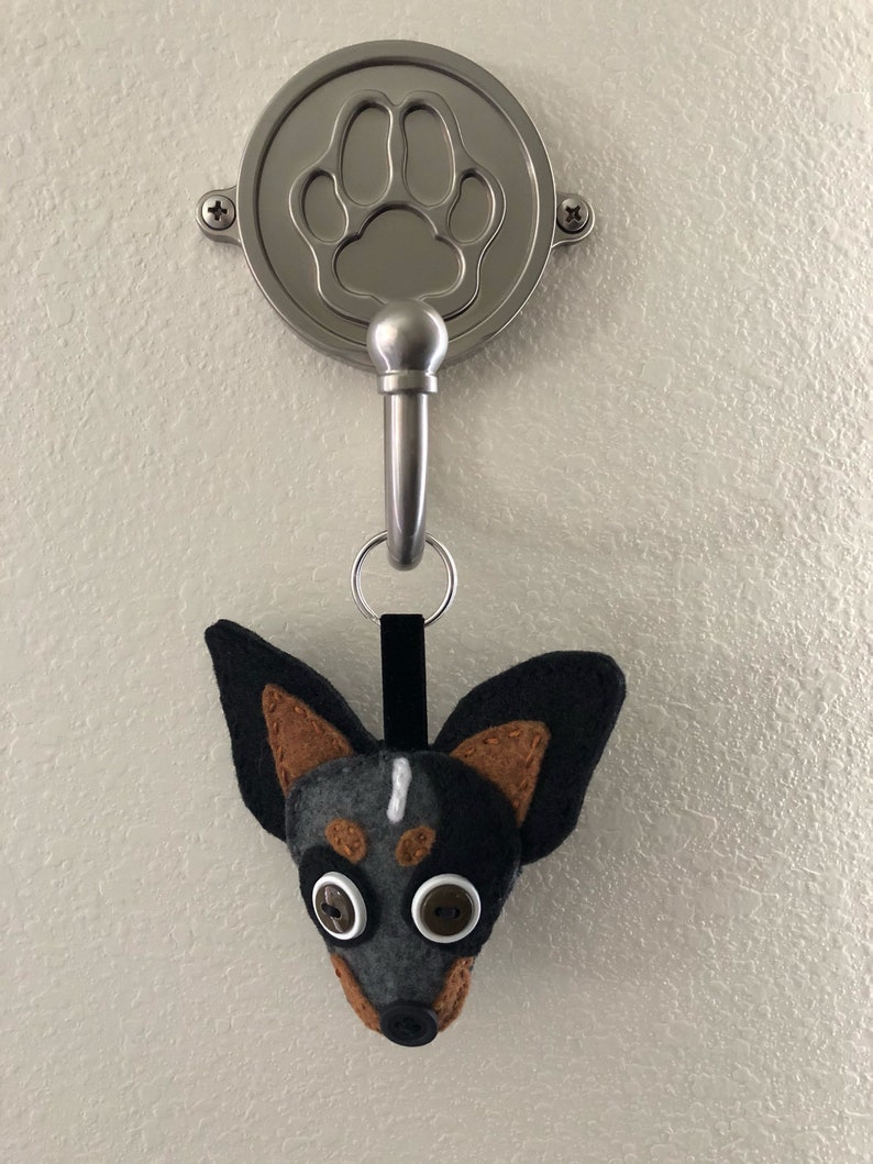 Custom Blue Heeler/ Australian Cattle Dog Keychain Felt Etsy