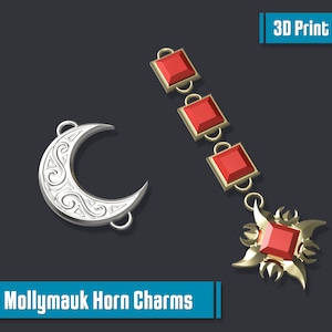 3D Files | Mollymauk Horn Charms