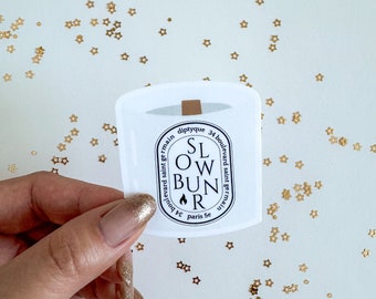 Slow Burn Diptyque Candle Sticker | Bookish | Bookstagram | Booktok