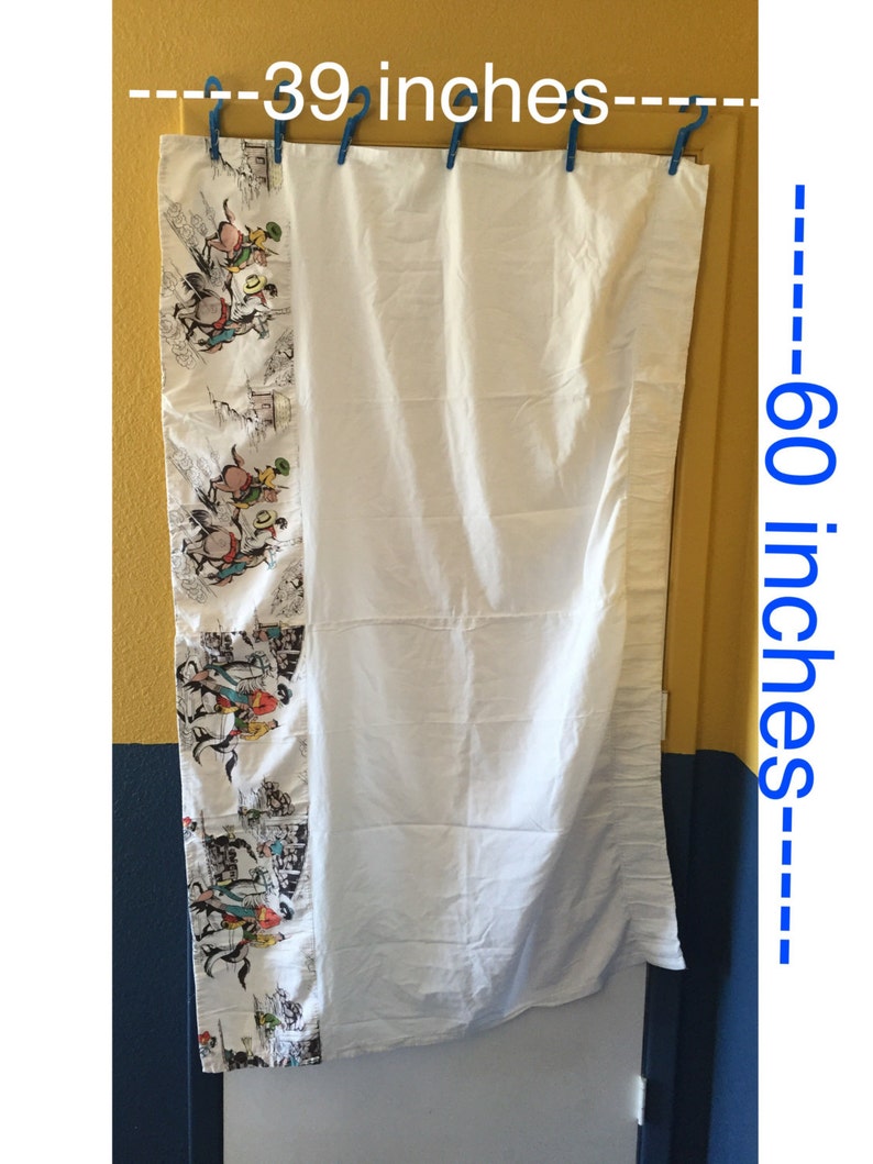 Set Of 2 Vintage The Lone Ranger And Tonto Curtains