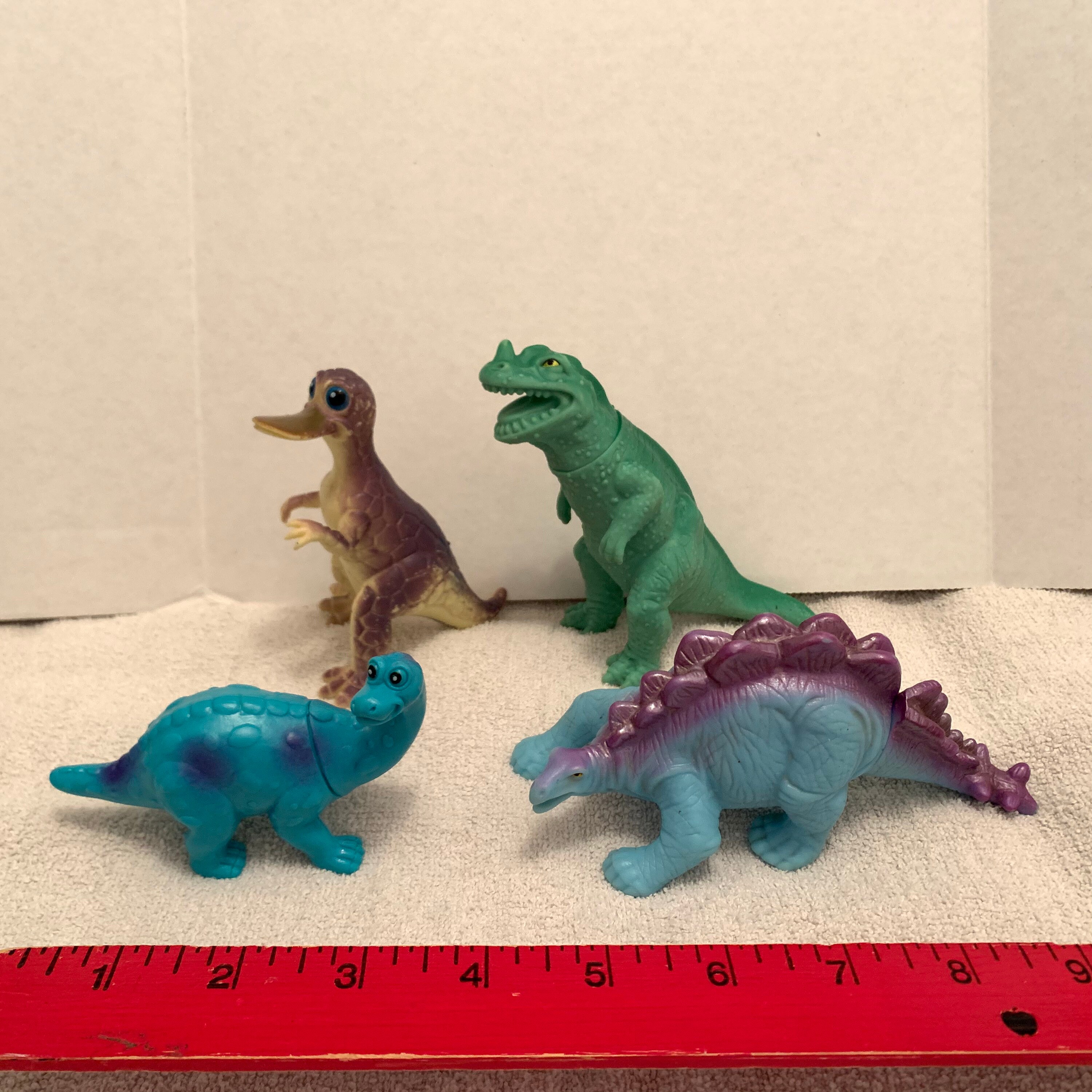 Lot Of Small Plastic Dinosaurs Etsy