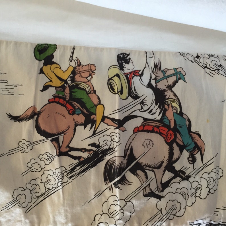 Set Of 2 Vintage The Lone Ranger And Tonto Curtains
