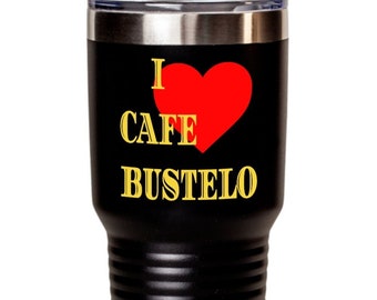 I Love Cafe Bustelo Mug, Bustelo Coffee Tumbler, Cafe Bustelo Mug, Bustelo Cafe Mug, Regalo Para Papa Mama, I Heart Cafe Bustelo Coffee Mug