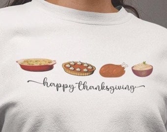 Thanksgiving Sweatshirt for Women, Thanksgiving Crewneck Pie Sweatshirt, Thanksgiving Sweater, Thanksgiving Food Fall Shirt for Her