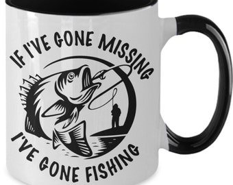 Fisherman gift, funny fisherman coffee mug from daughter, fisherman gift idea for husband from wife, sarcastic funny mug, love fishing gift