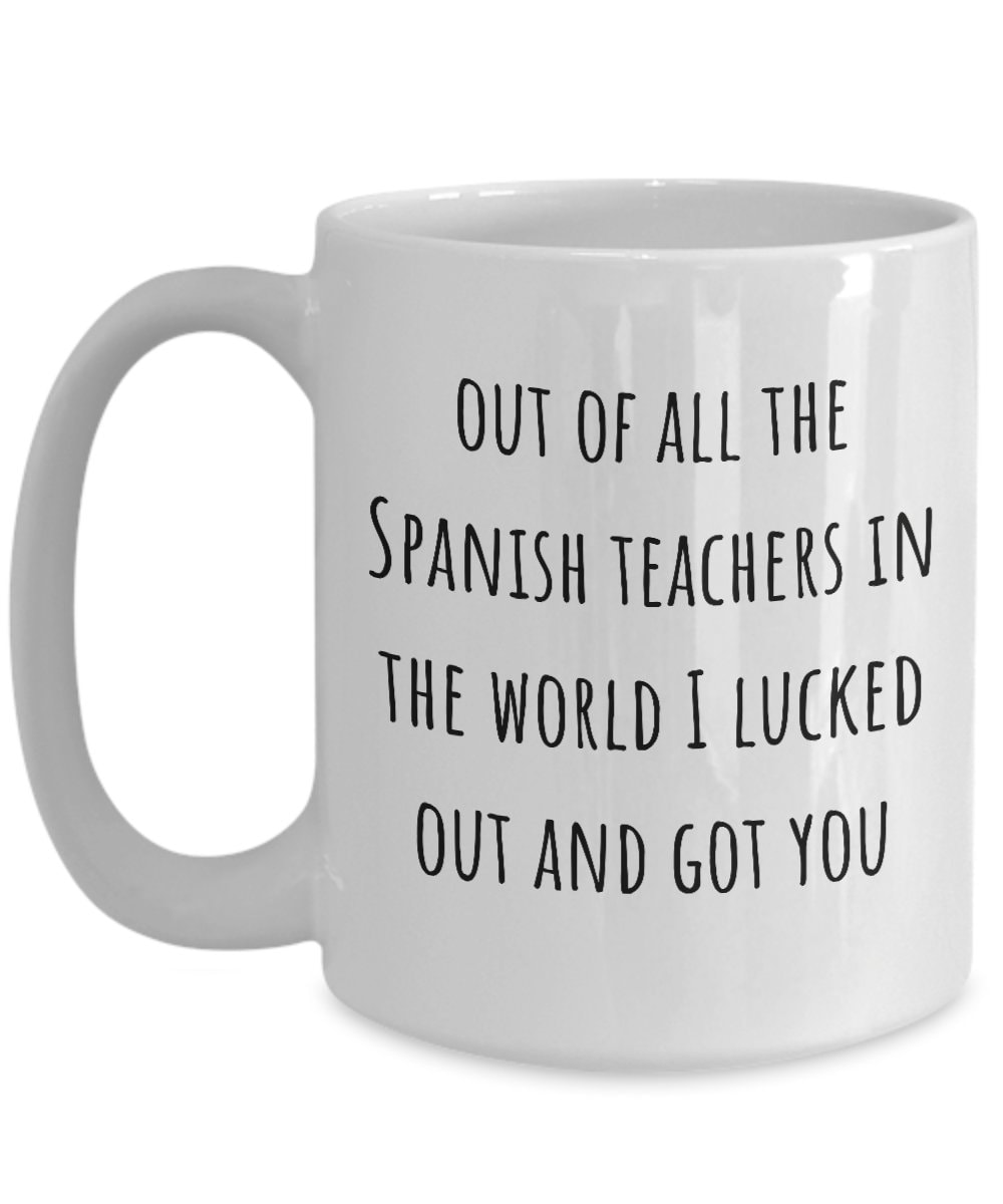 Spanish teacher gifts from student parent principal staff Out | Etsy