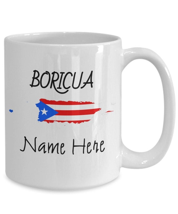 Cuba-Rican 15 oz. White Mug – Puerto Rican Pride