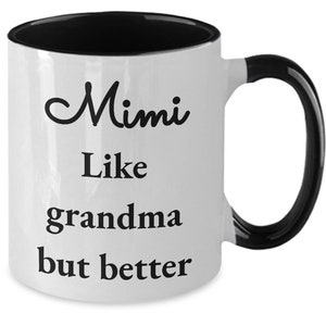 Funny Grandma Gift with Custom Names Stick Figure Kids with Pet Mug This Mimi Belongs To Grandchildren Mug Mimi Personalized Mimi Gift