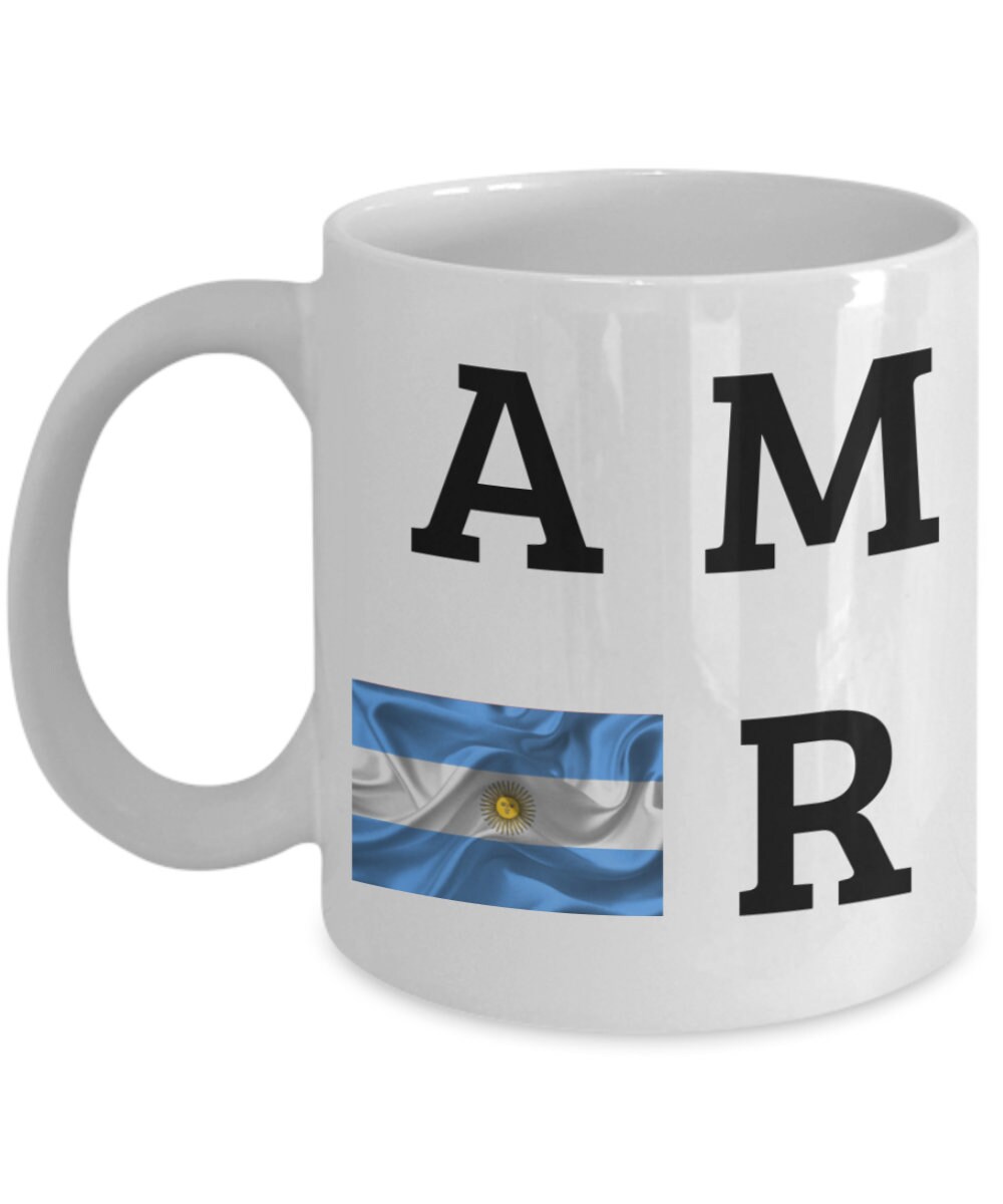 Argentina Flag Mug Gifts for Spanish Teacher Aunt Uncle from Argentina