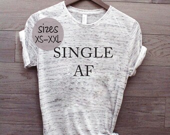 Singolo AF camicia, rompere camicia divorzio, divertente maglietta, camicia, maglietta colorata, per le donne, plus size, camicia AF, rottura, divorzio, singola camicia