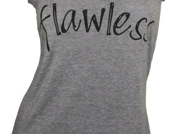 workout tank. flawless. workout clothes. graphic tees for women. gym clothes. women's tank top. fitness apparel. gym tank top.