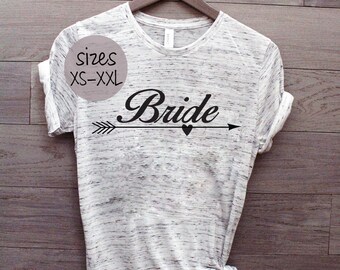 Tshirt sposa, da sposa, regalo di addio al nubilato, nuziale doccia dono, camicia nuziale, giorno delle nozze, più sposa dimensione, sposò vita, mrs tshirt