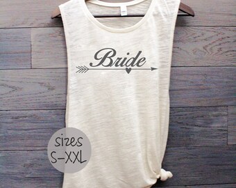 Canotta da sposa, camicia da sposa, futura sposa, camicia del giorno del matrimonio, camicia da matrimonio, sposa taglie forti, canottiera muscolare, lo faccio, regalo di addio al nubilato, vita matrimoniale