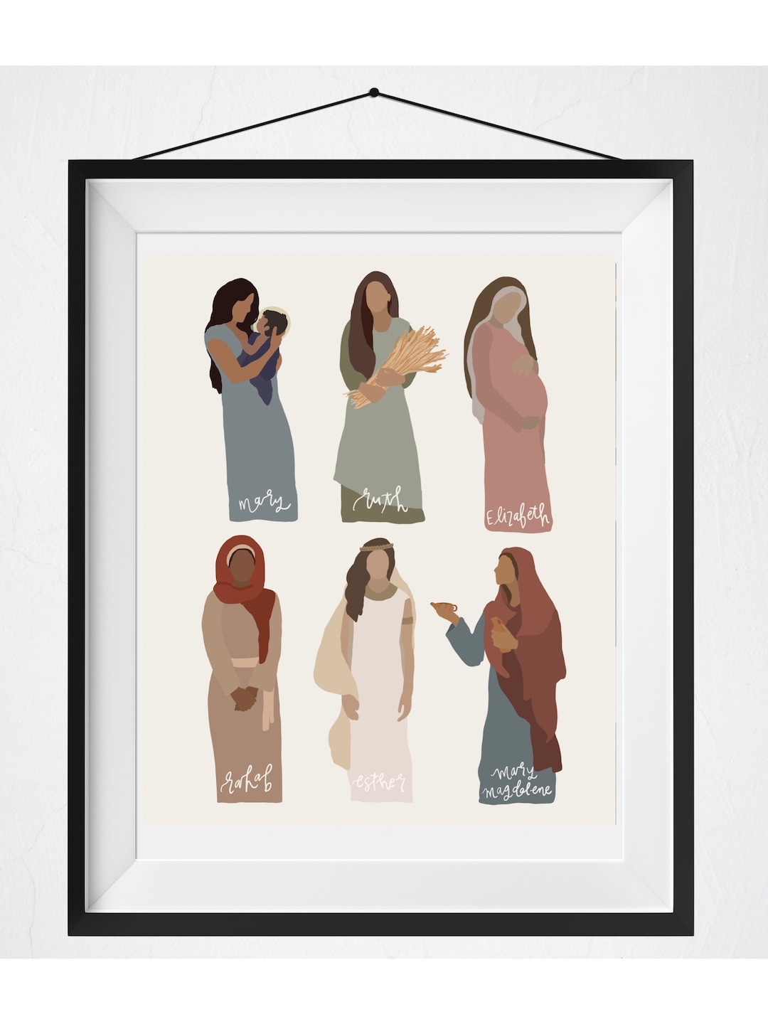 Women of the Bible Prints: Modern Religious Art (digital Download) - Etsy