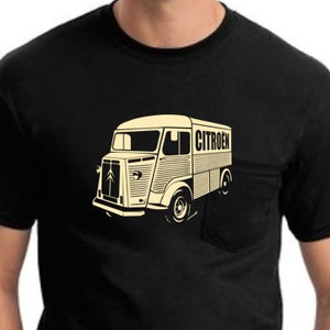 T-shirt Citroen H Type HY Van T-shirt camion français