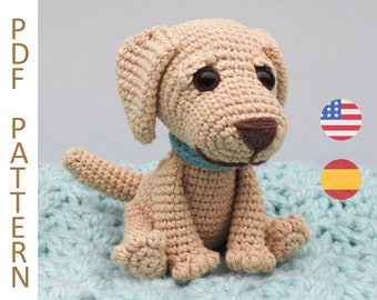 Labrador Dog Amigurumi Crochet Pattern - Labrador Retriever Puppy