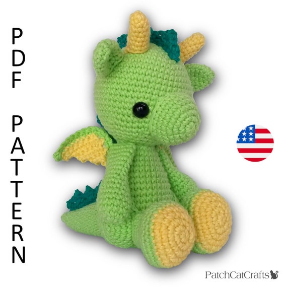 ドラゴンの編みぐるみ編み図 - Etsy 日本