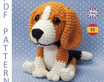 Beagle Dog Amigurumi Crochet Pattern