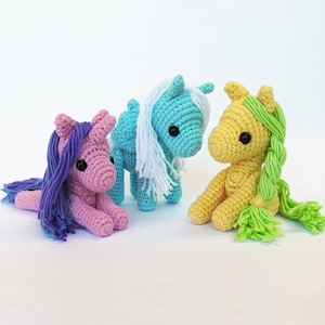 Posable Pony, Pegasus & Unicorn Crochet Pattern