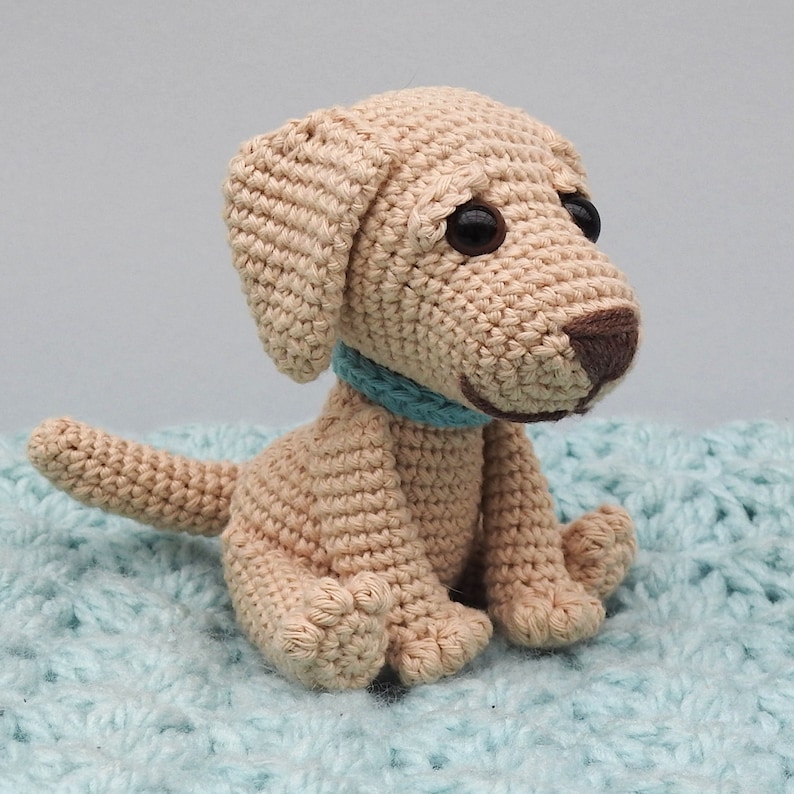 Labrador Dog Amigurumi Crochet Pattern Labrador Retriever Puppy 画像 4