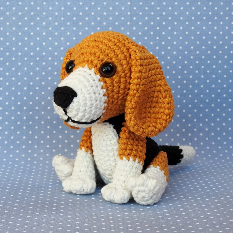 Beagle Dog Amigurumi Crochet Pattern Etsy