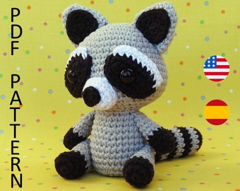 Raccoon Amigurumi Crochet Pattern